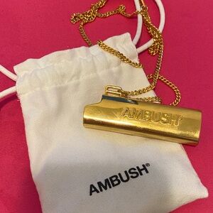 AMBUSH Gold Lighter Necklace